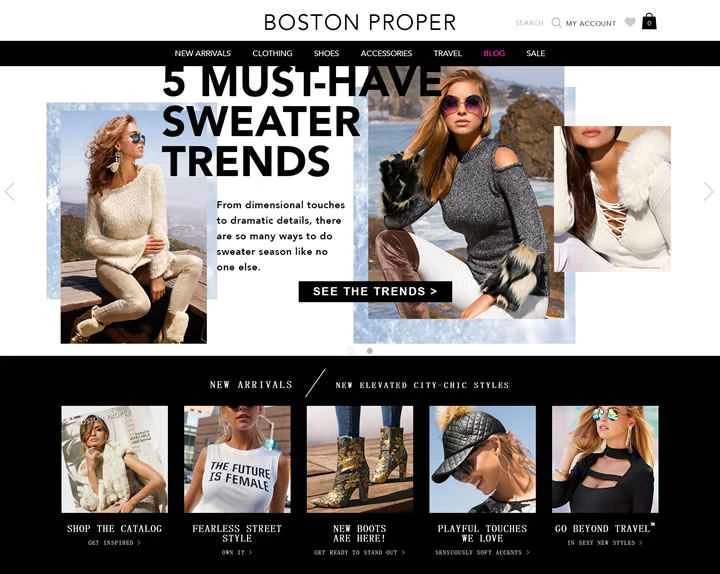ボストンプロパー公式サイト：アメリカの女性向けアパレルブランド