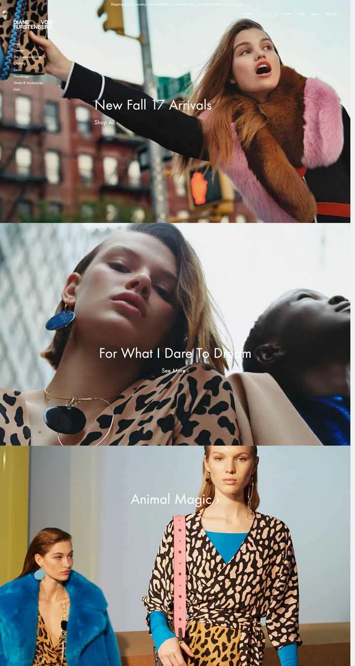 DVF公式サイト：アメリカンファッションの名門ブランド