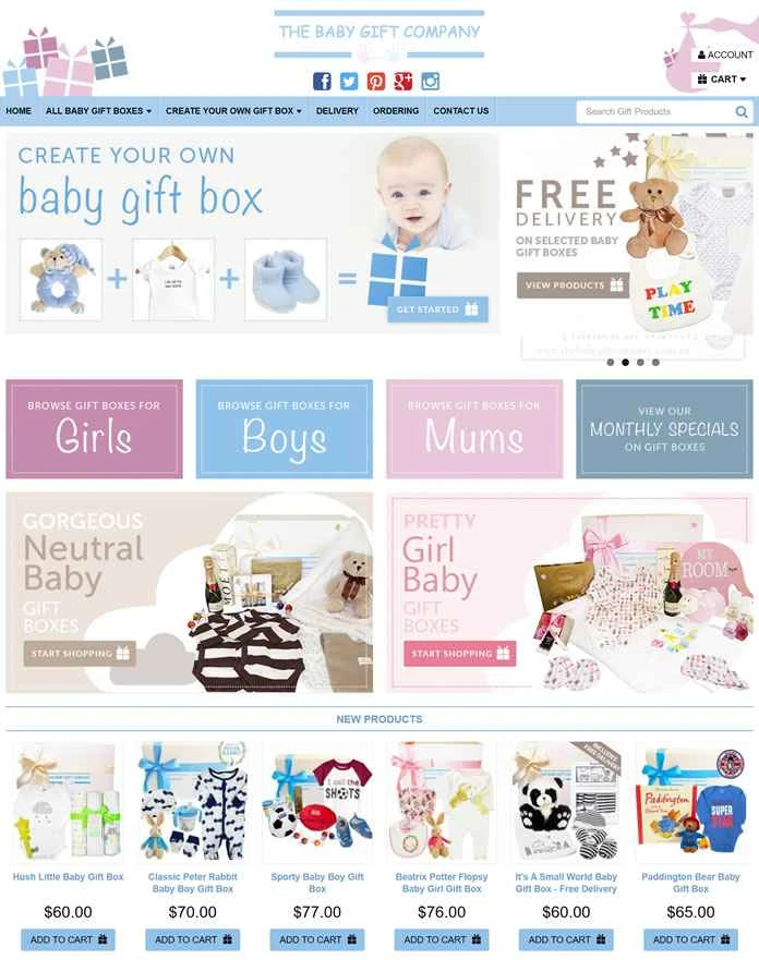 オーストラリアのベビーギフト会社、The Baby Gift Company