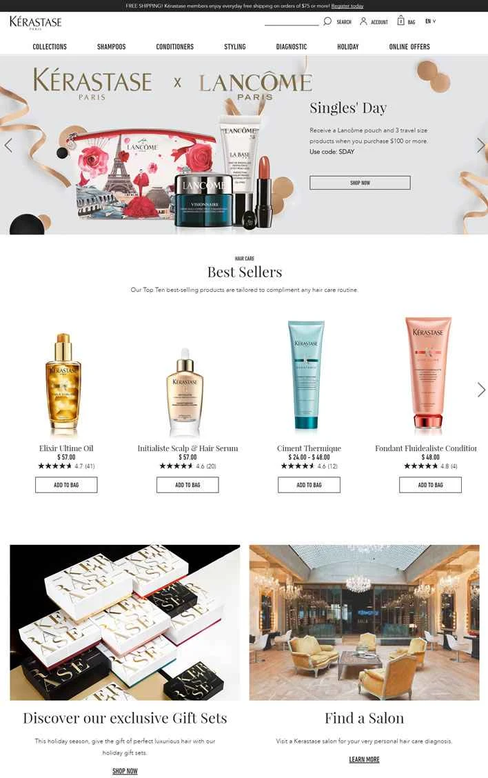 ケラスターゼ カナダ公式ウェブサイト: ケラスターゼ カナダ