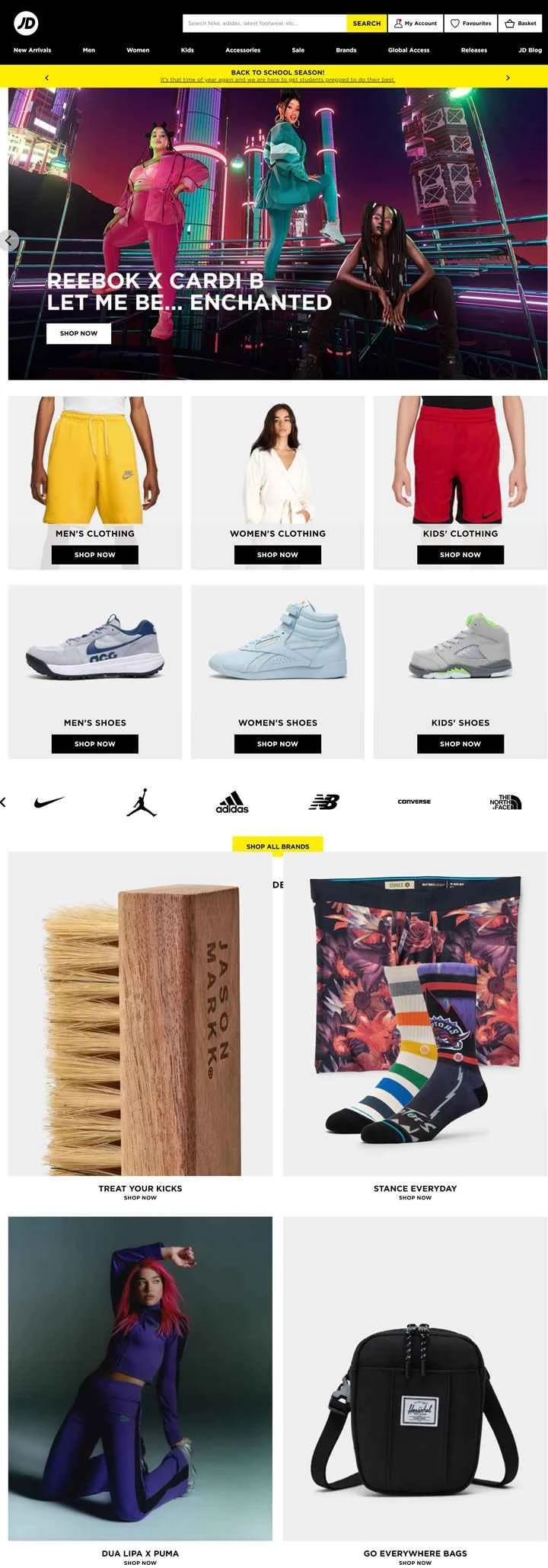 JDスポーツカナダ：シューズ、アパレル、アクセサリー