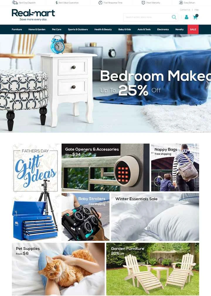 オーストラリアのオンラインデパート：Real Smart