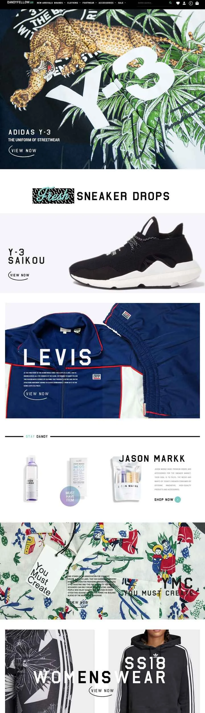 イギリスの男性ファッションウェブサイト：Dandy Fellow