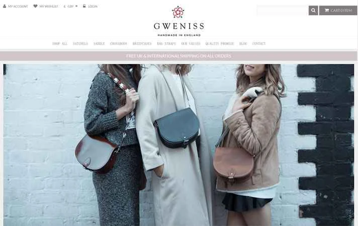 Gwenissハンドバッグ公式サイト：英国発、ハンドメイドでトレンド感あふれるハンドバッグブランド