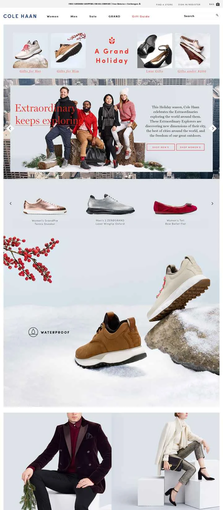 コール ハーン公式サイト：アメリカのファッションとトレンドブランド