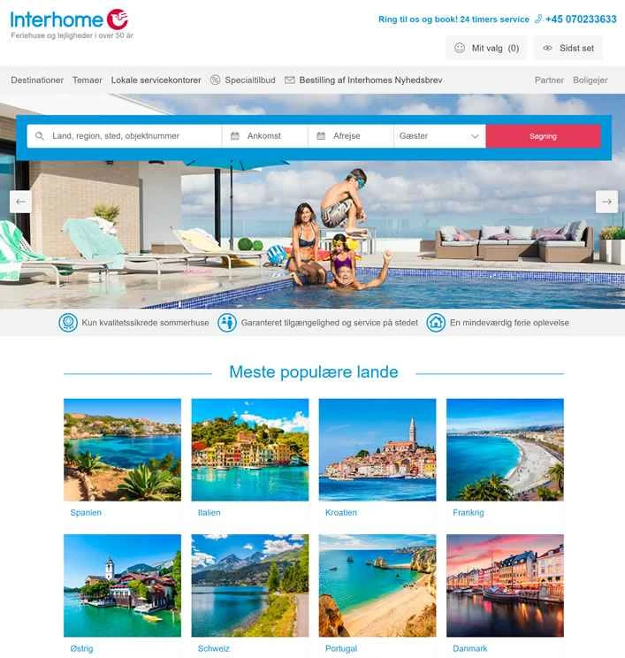 Interhome Denmark: 休暇用住宅やアパートメントをオンラインで予約