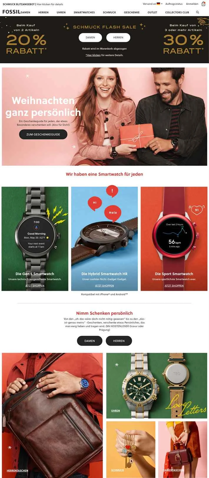 Fossil Germany 公式サイト: Fossilの腕時計、ハンドバッグ、ジュエリー、アクセサリー