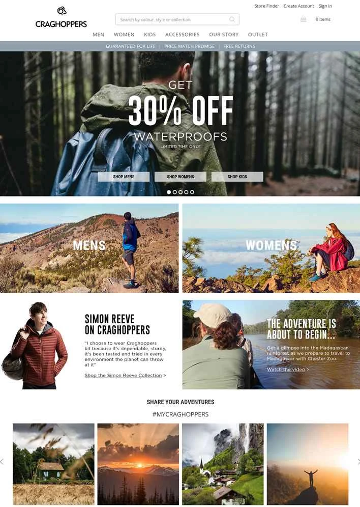 クラグホッパーズ公式サイト：イギリスのアウトドアブランド