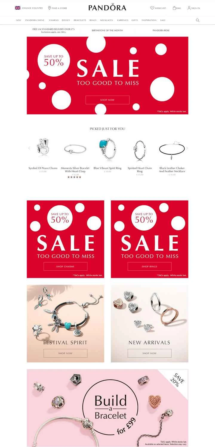 パンドラジュエリー UK 公式オンラインストア: PANDORA UK