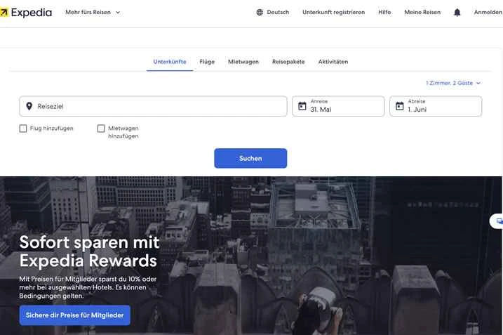 Expedia Switzerland: 世界有数のオンライン旅行代理店