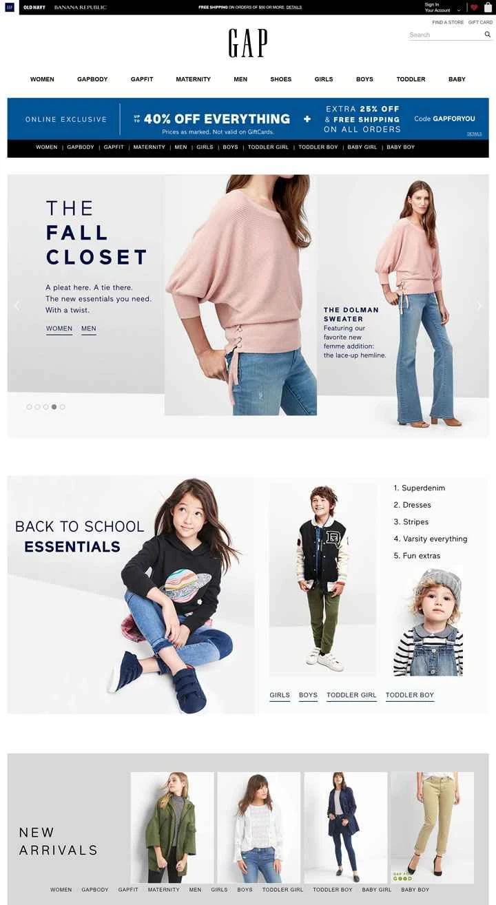 Gap Canada 公式サイト: Gap Canada