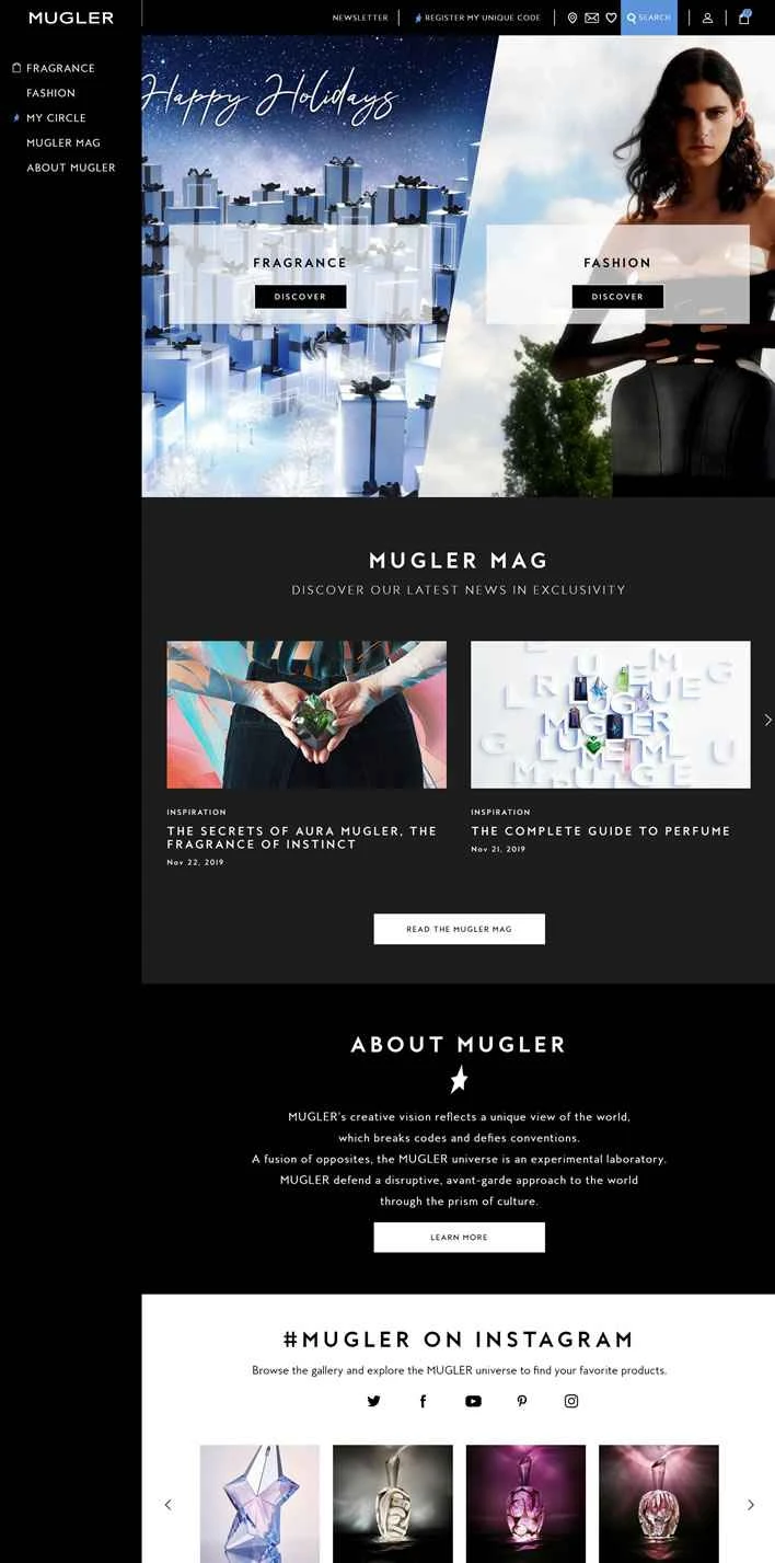 ミュグレー公式サイト：ティエリー・ミュグレーの香水