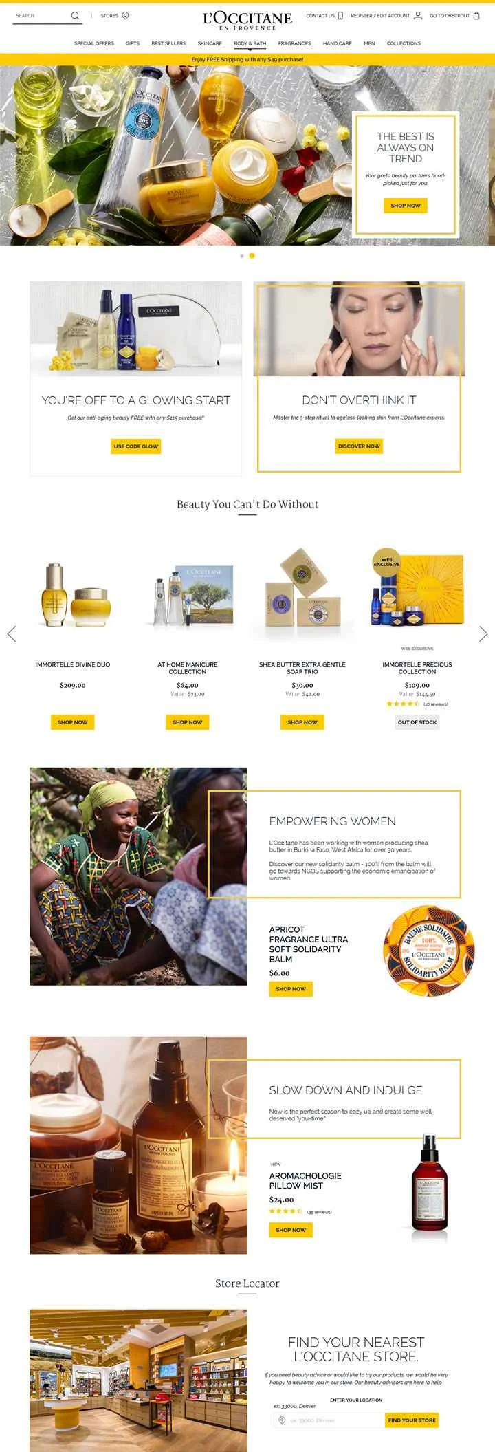 ロクシタンUS公式サイト：ロクシタンUSA