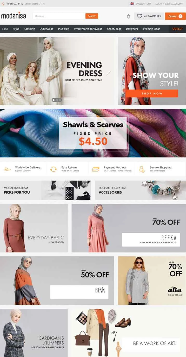 トルコの国際ファッションショッピングサイト「Modanisa」