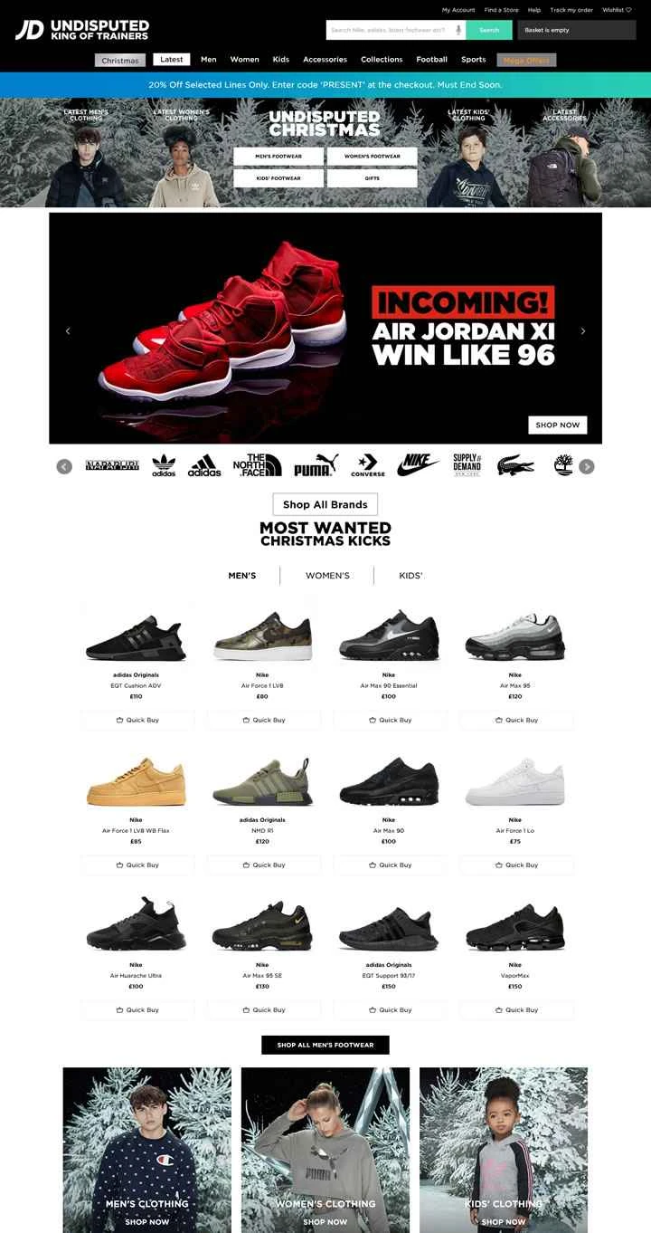 英国最大のスポーツ・ファッション小売業者JDスポーツ