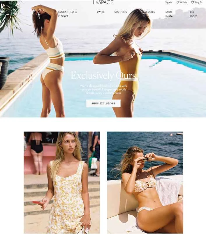 L*SPACE公式サイト：ビキニ・水着・リゾートアパレル