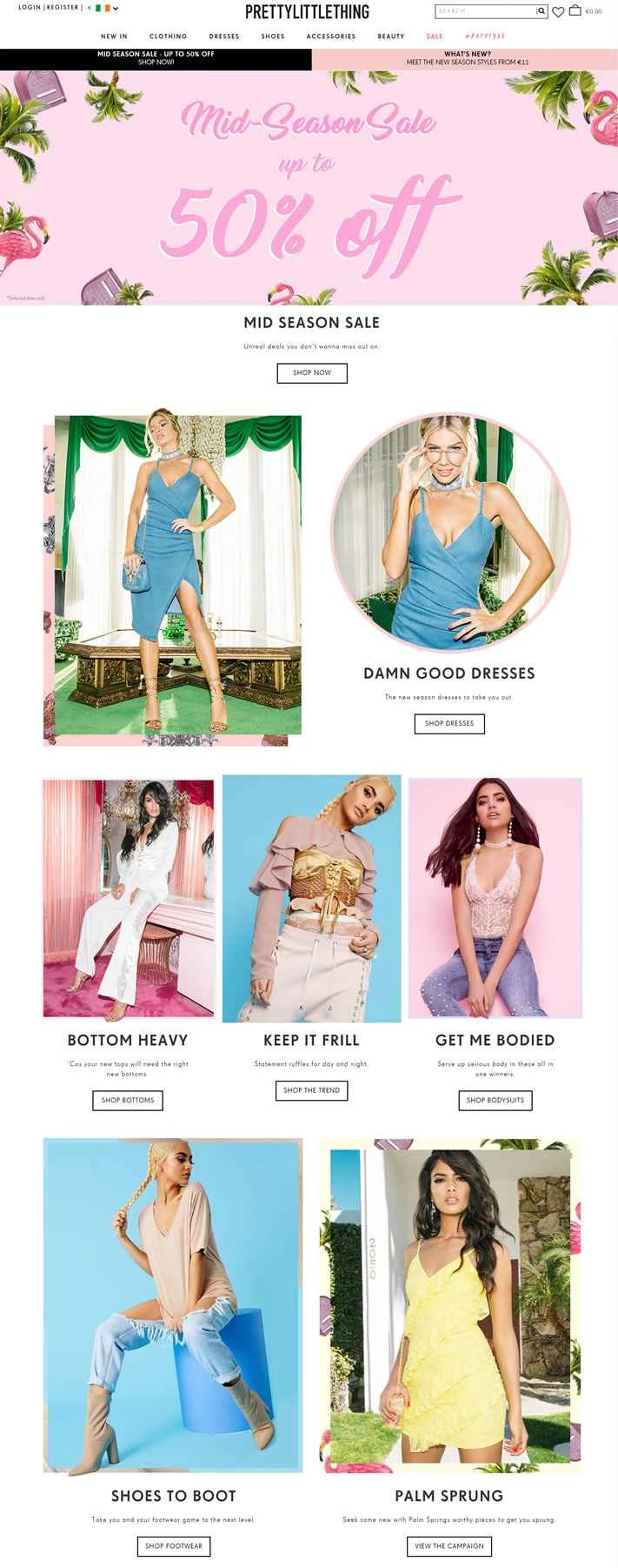 プリティ・リトル・シング・アイルランド：ファッショナブルな女性用アパレル