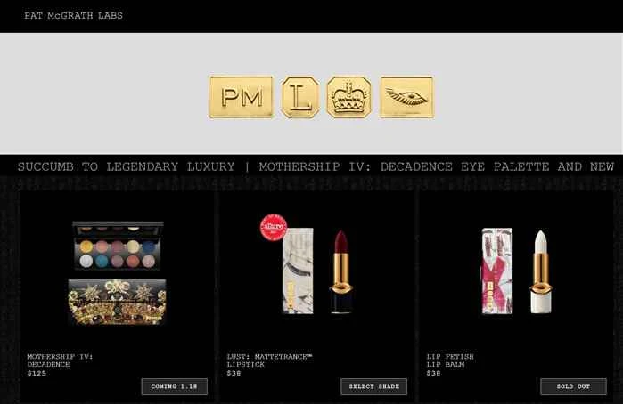 Pat McGrath Labs 公式サイト: 世界で最も影響力のあるメイクアップ アーティストの 1 人が立ち上げたメイクアップ ブランド。