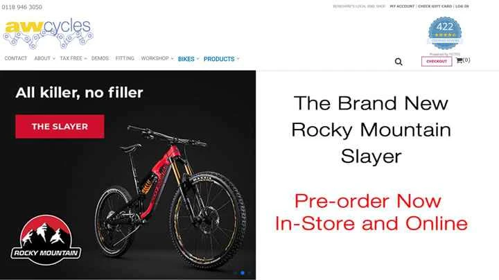 イギリスの自転車店：AW Cycles