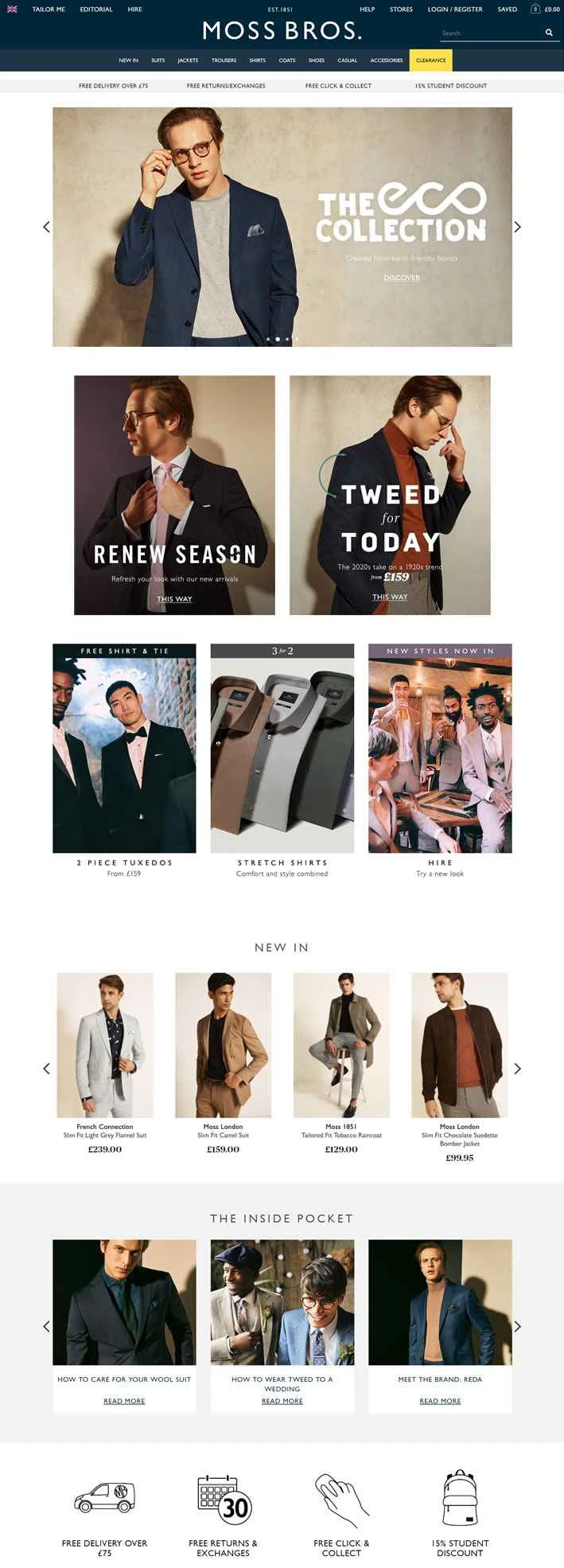 モスブラザーズ公式サイト：英国No.1スーツショップ