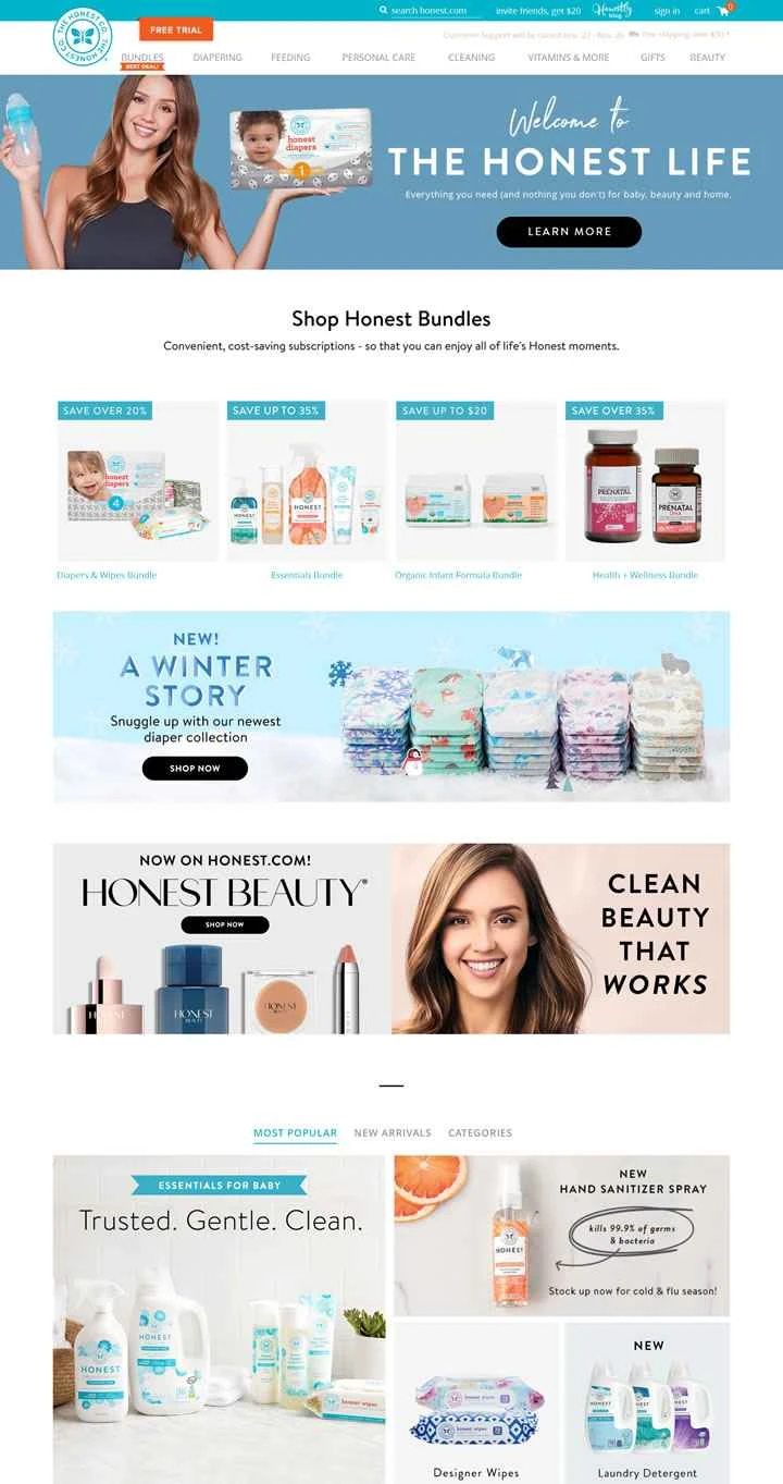 アメリカの環境に優しいベビー用品会社、The Honest Company。