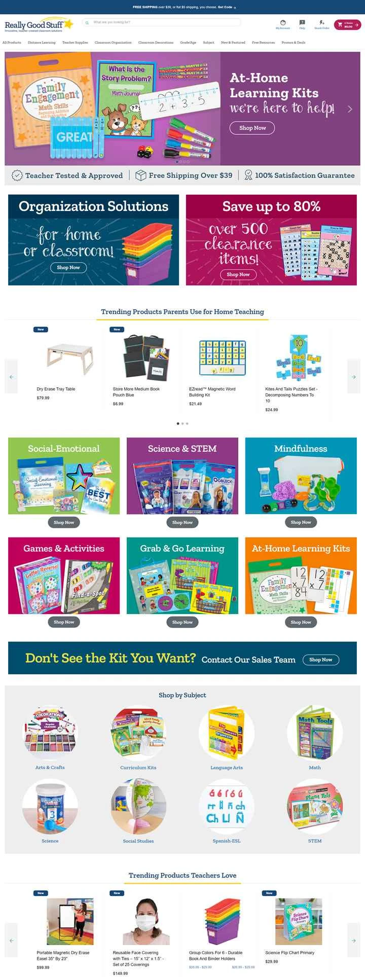 Really Good Stuff は、米国を拠点とする教育・学習用品のオンライン ストアです。