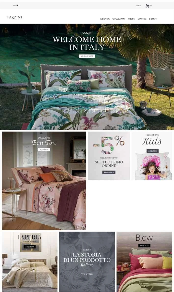 ファッツィーニ：ユニークで高品質なイタリア製ホームファニシング