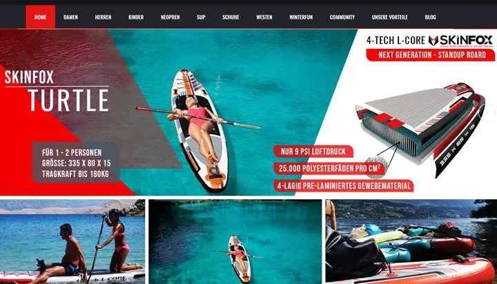 SKINFOX公式サイト：ドイツのウォータースポーツブランド