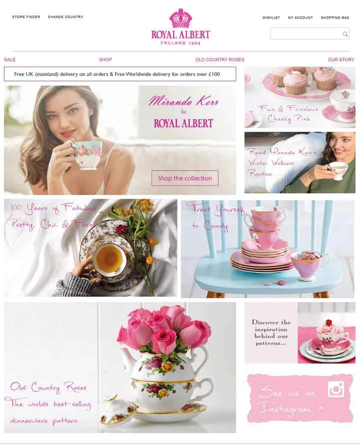 ロイヤルアルバート英国公式ストア：ロイヤルアルバート ボーンチャイナ