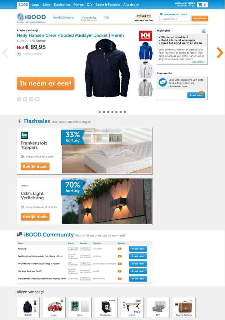 Ibood オランダ: 毎日お得なオンラインセール
