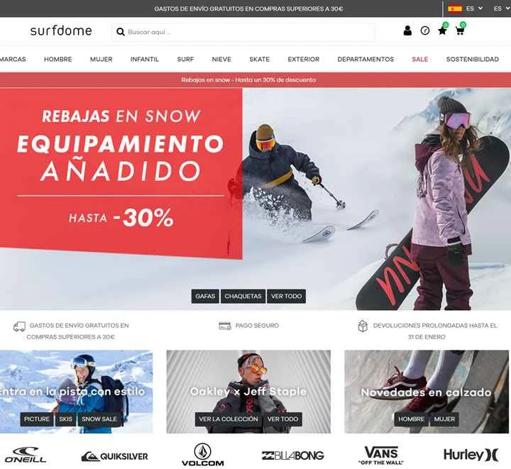 サーフドーム スペイン：世界で最も人気のあるライフスタイルブランド