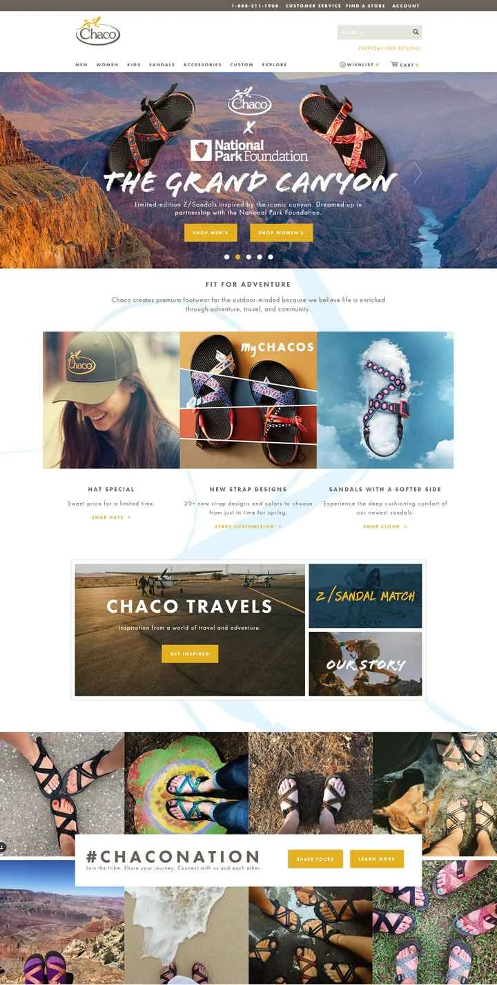 アメリカのトップアウトドアサンダルブランド、チャコス
