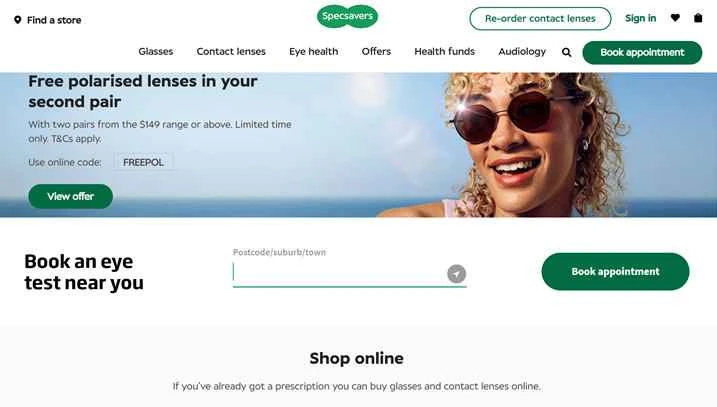Specsavers Australia: 地元の検眼医とアイケアの専門家