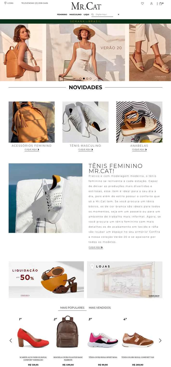Mr. Cat ブラジルオンラインストア: バッグと靴を購入