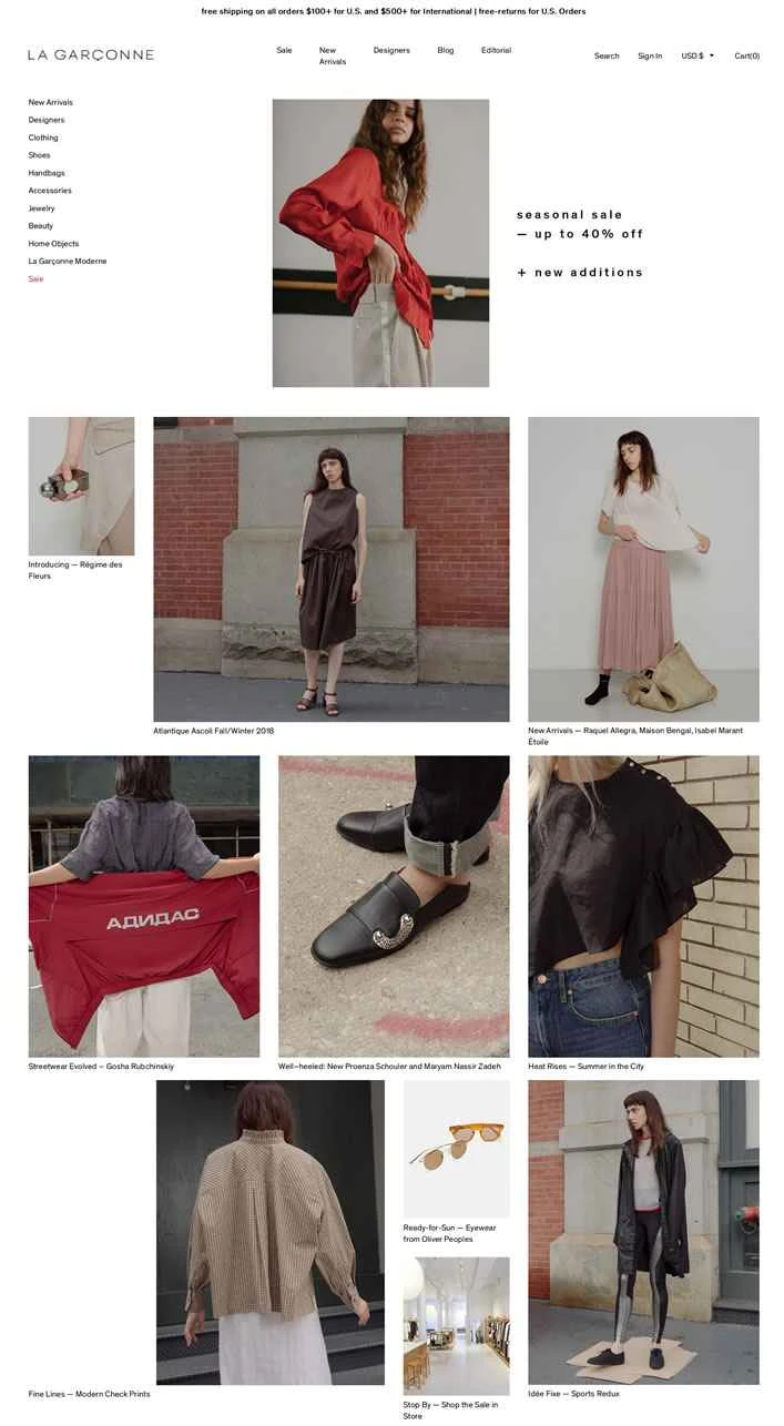 ラグジュアリー ファッションに対するユニークな視点: ラ ギャルソンヌ