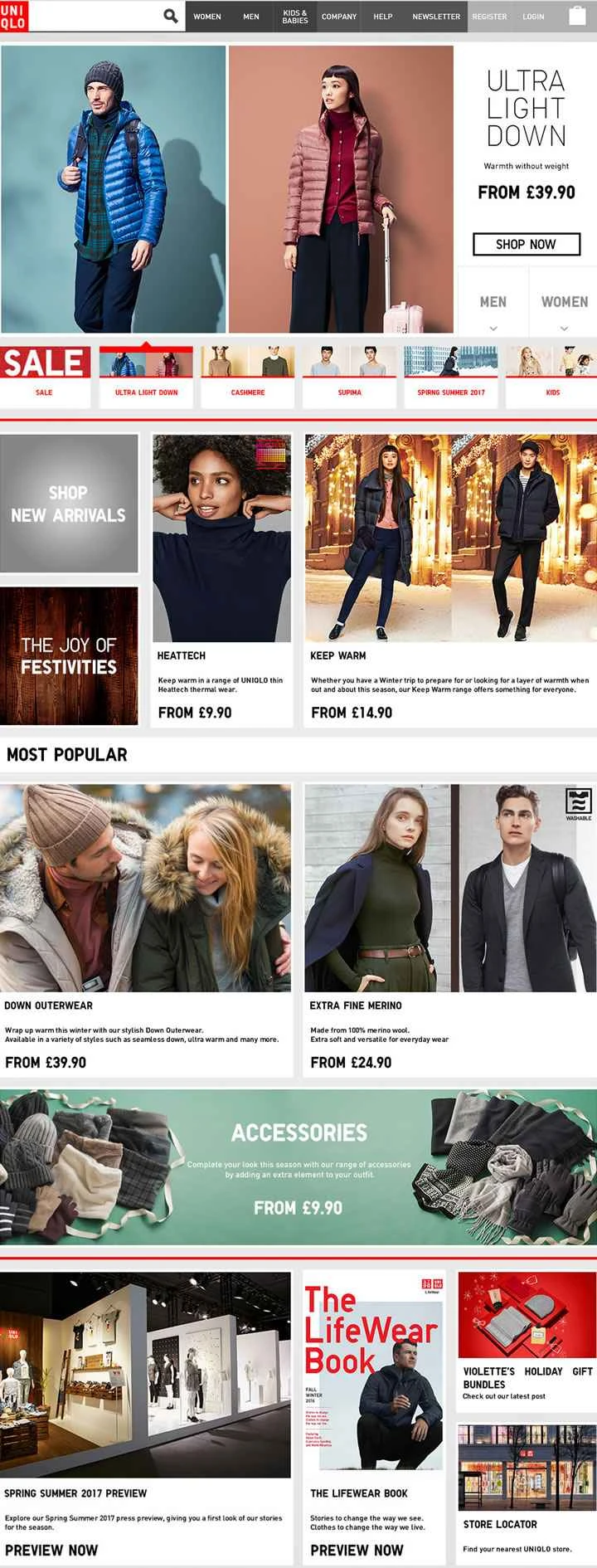 ユニクロUK公式サイト：ユニクロUK