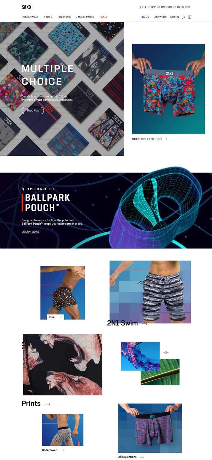 SAXXアンダーウェア：人生を変えるメンズアンダーウェア