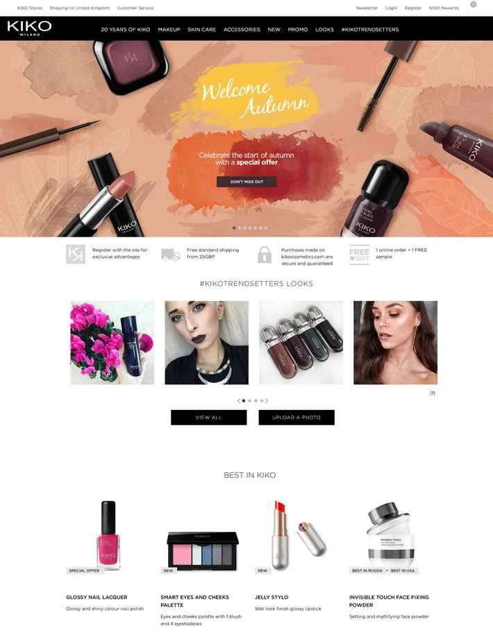 KIKO MILANO UK公式サイト：イタリアの有名な化粧品・スキンケアブランド