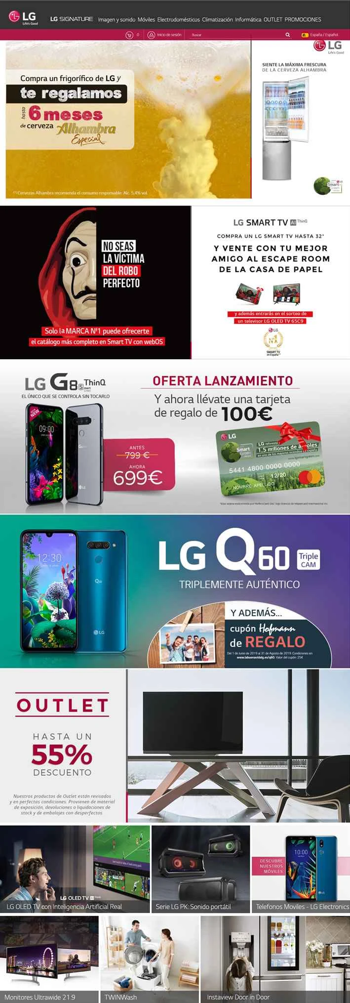 LGスペインオンラインストア: Tienda LG Online Es