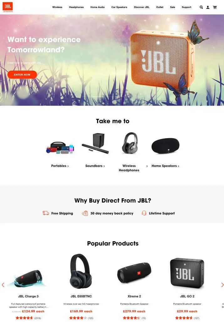 JBL UK 公式サイト: JBL UK