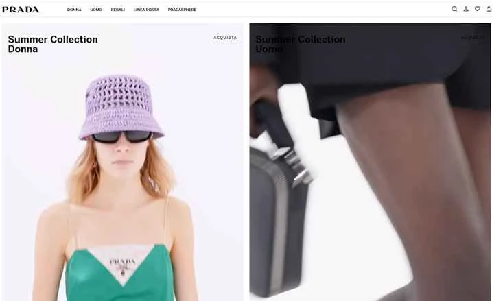 PRADA US公式サイト：イタリアの高級ブランド