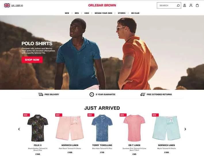 Orlebar Brown 公式サイト: デザイナー水着とスイムトランクス