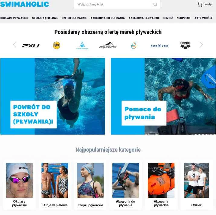 Swimaholic Poland: 水泳用品店