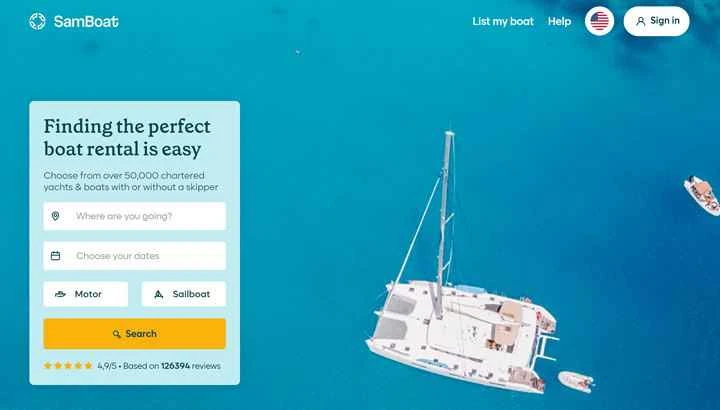 世界的な船舶リースプラットフォーム「SamBoat」