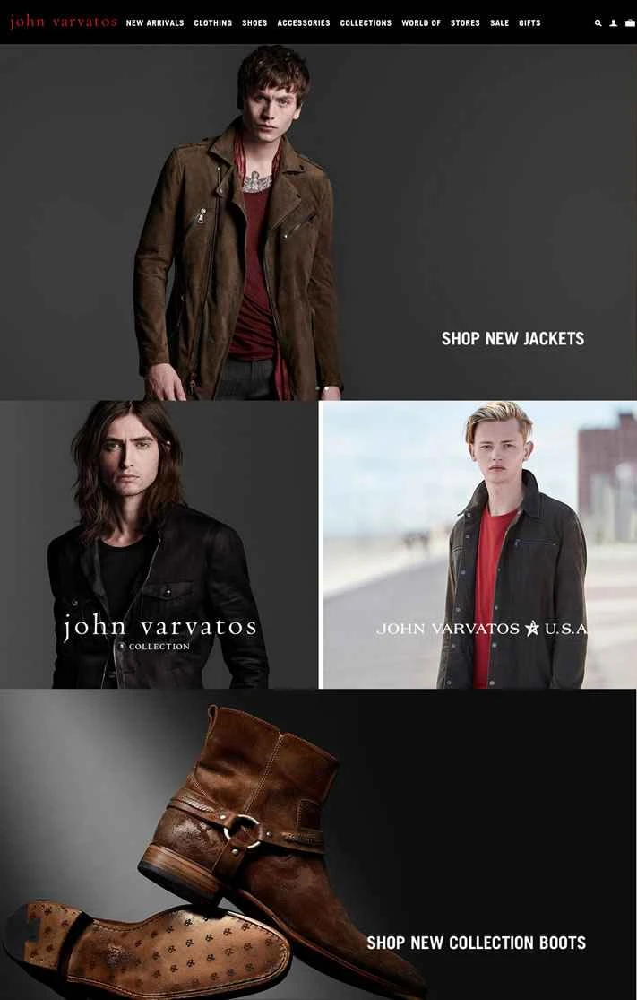 John Varvatos 公式ウェブサイト: デザイナー メンズ ファッション