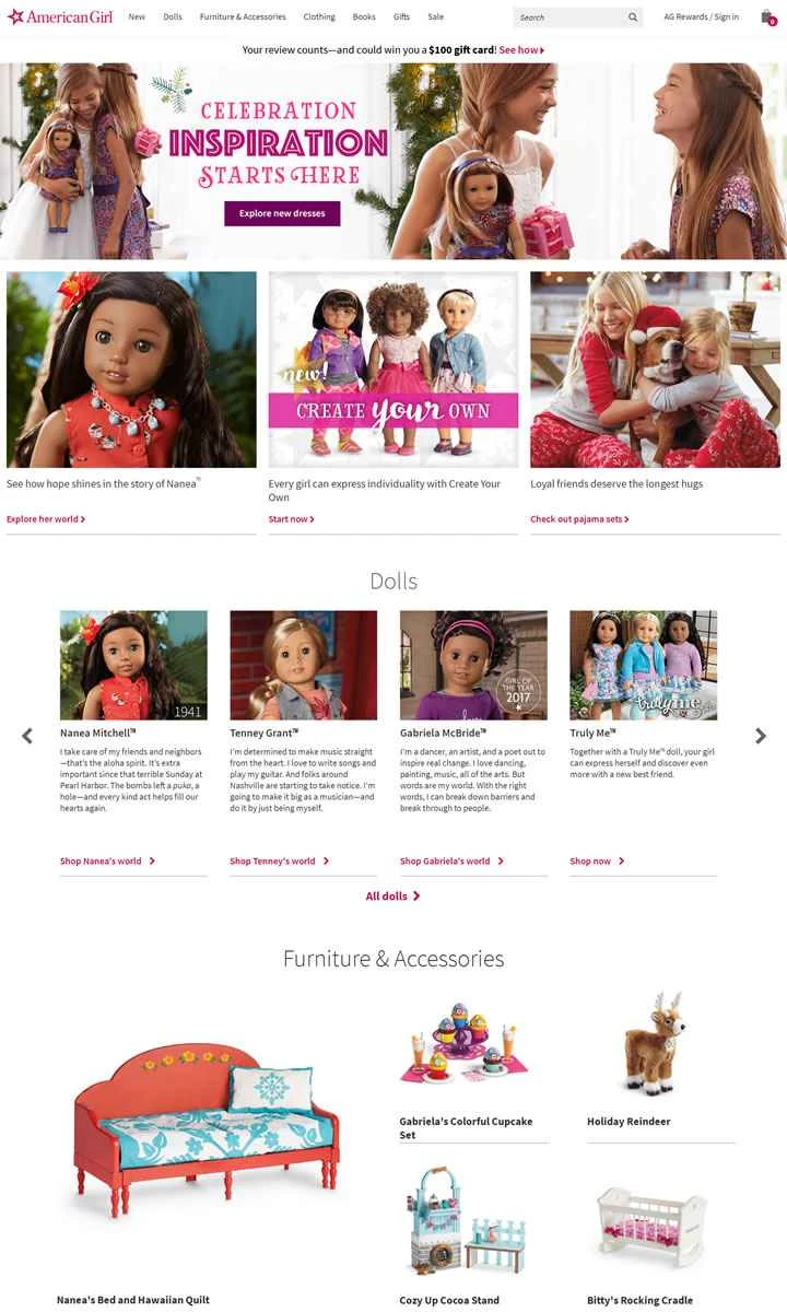 アメリカンガールドールショップ