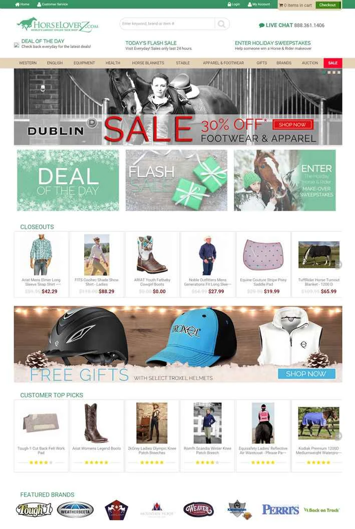 米国最大の乗馬用品小売業者、HorseLoverZ