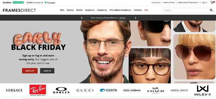 米国大手のオンライン眼鏡販売業者、Frames Direct