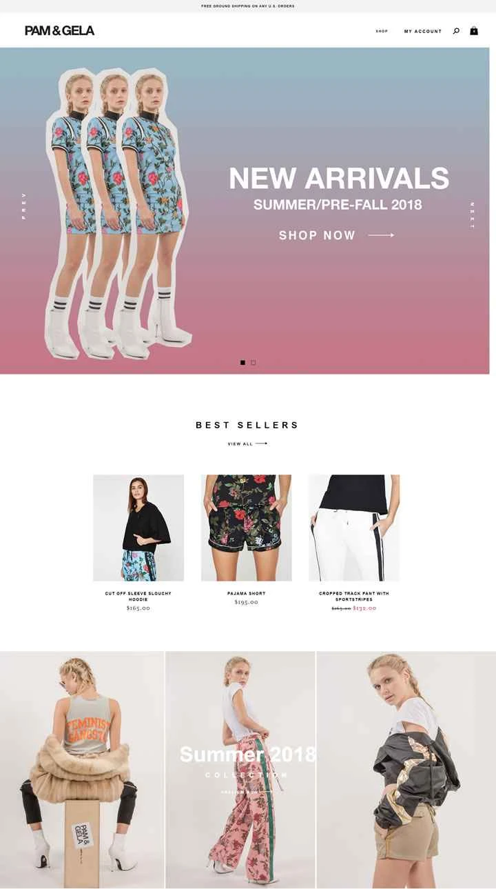 Pam & Gela 公式サイト: アメリカのセクシーでアバンギャルドな女性服ブランド