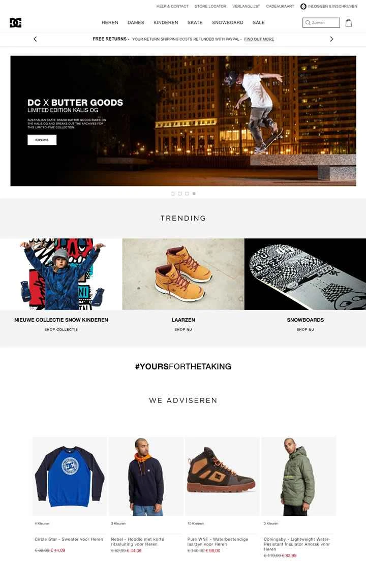 DC Shoes Netherlands 公式サイト: アメリカのエクストリームスポーツブランド